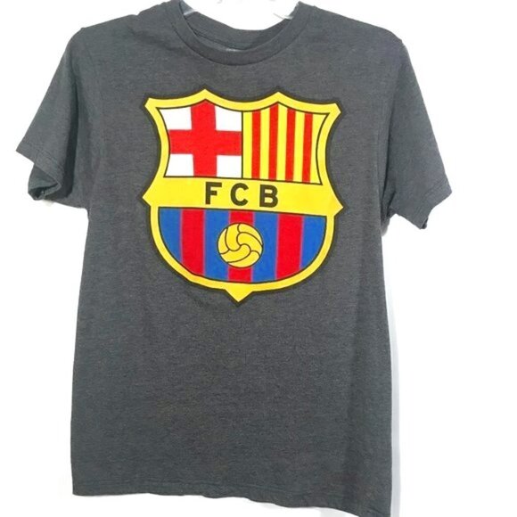 FC Barcelona Football Soccer T Shirt Tee - Picture 1 of 6